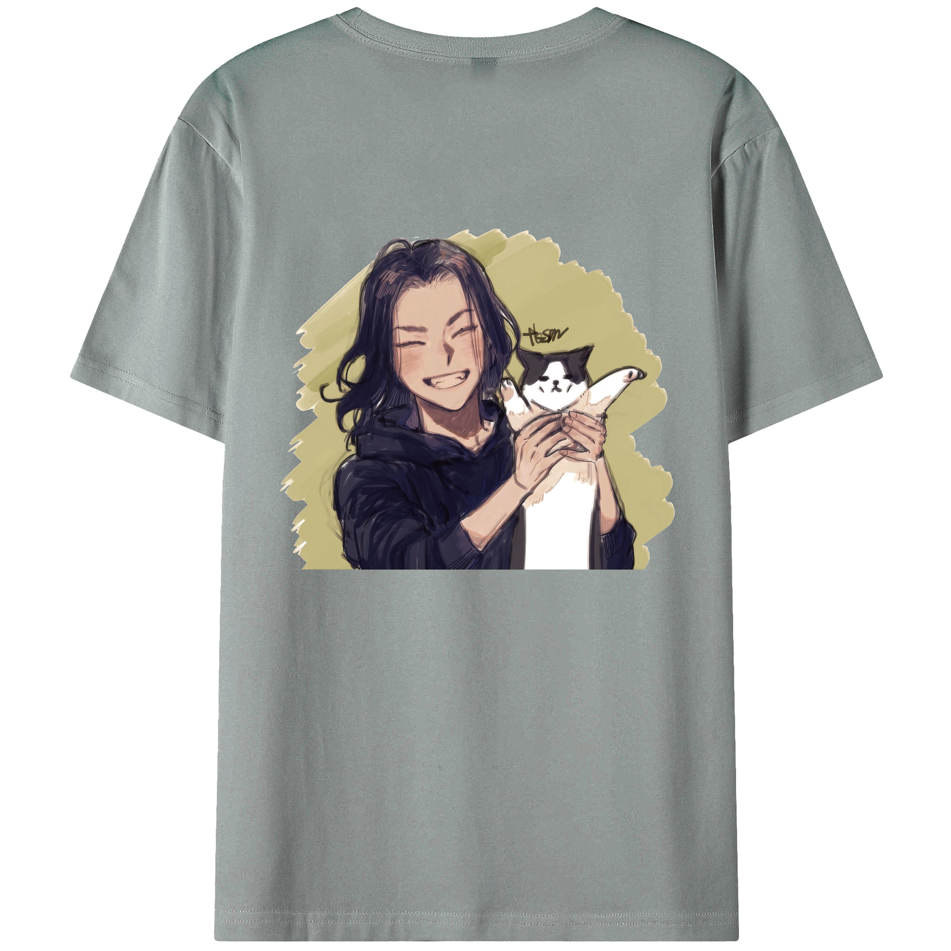 （画像用） 東京リベンジャーズ Tokyo Revengers 綿100％ メンズ半袖Tシャツ（バックプリント） 通気性